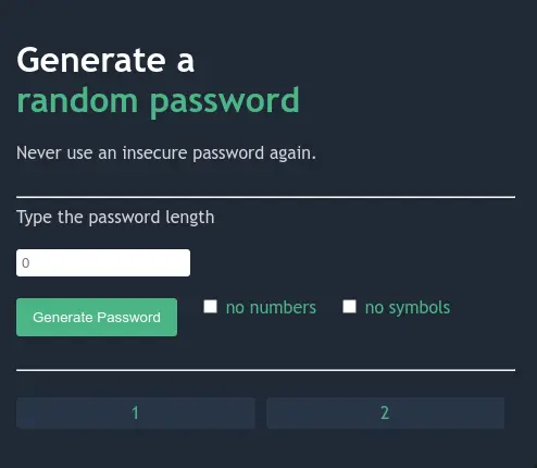 Password Generator